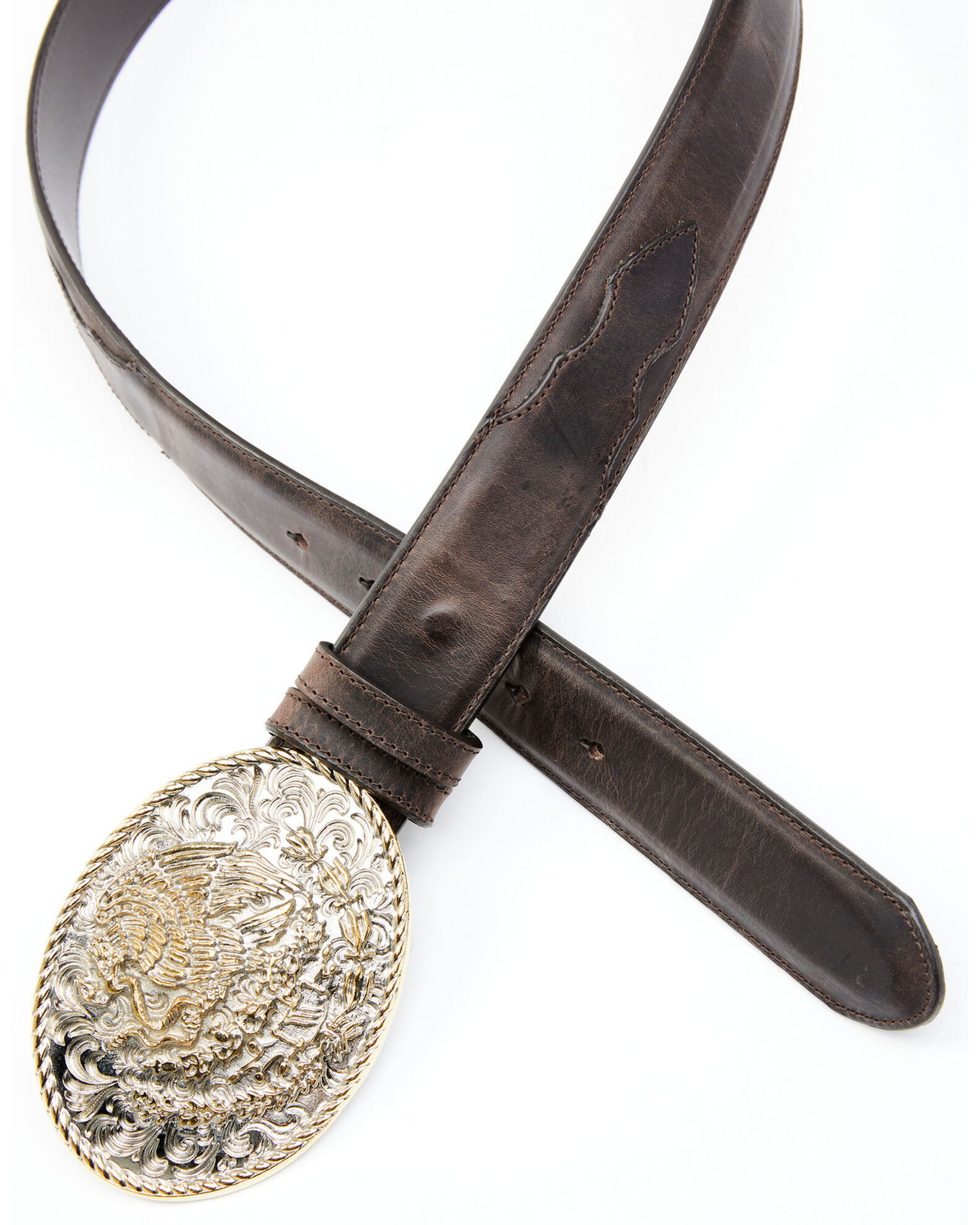 Cody James Men's Two-Tone Mexican Eagle Buckle Belt - Country Outfitter