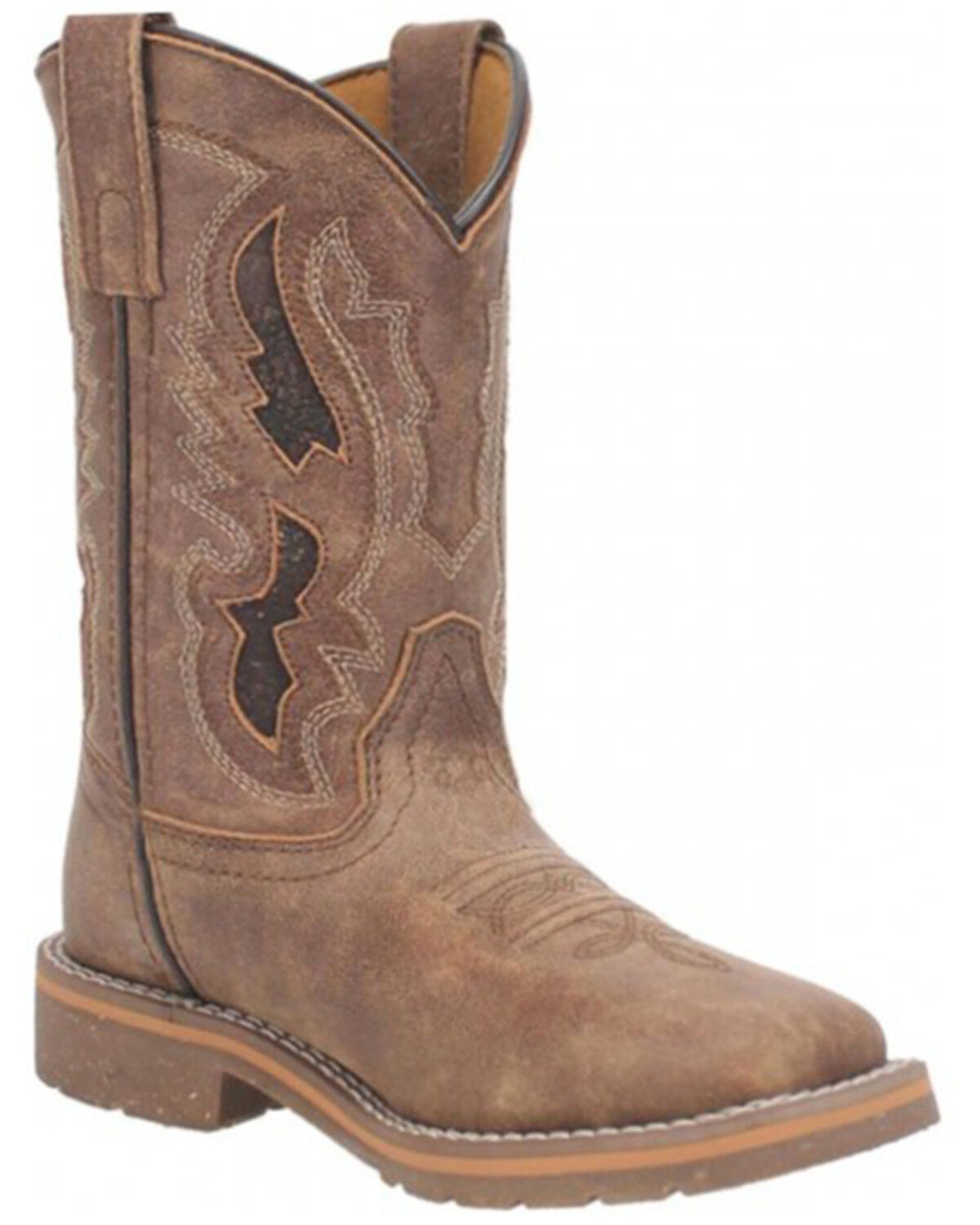 Image #1 - Dan Post Toddler Boys' Marty Western Boots - Broad Square Toe, , hi-res