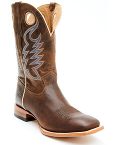 Cody James Men's Vanndale Western Boots - Wide Square Toe, Chocolate, hi-res