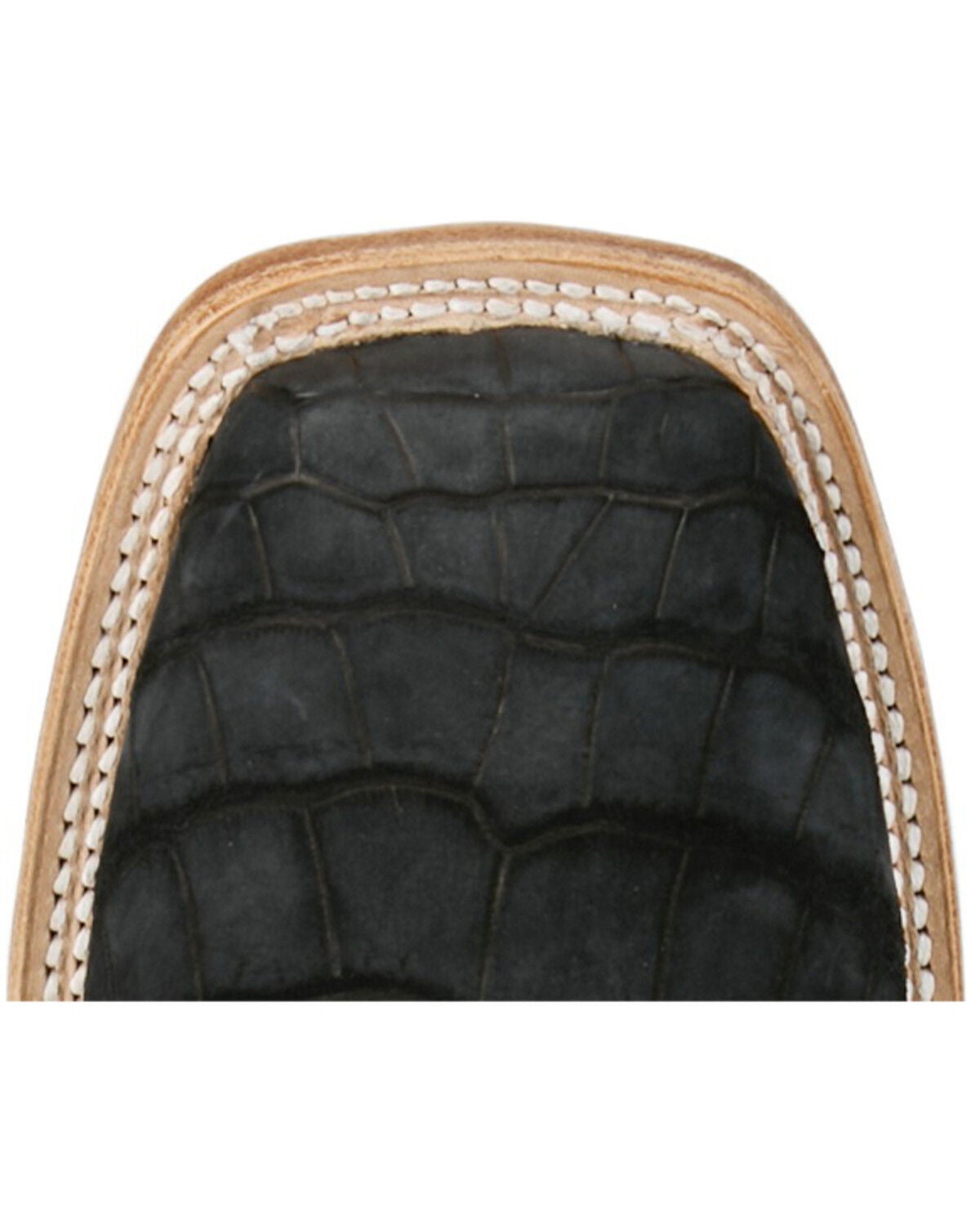 Image #6 - Tony Lama Men's Exotic Alligator Miguel Western Boots - Broad Square Toe, Black, hi-res
