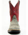 Image #4 - Twisted X Men's Tech X Performance Western Boot - Broad Square Toe , Red, hi-res