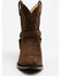 Image #4 - Idyllwind Women's Dust Rider Suede Western Booties - Snip Toe, Chocolate, hi-res