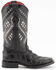 Image #2 - Ferrini Women's Bronco Western Boots - Square Toe, Black, hi-res