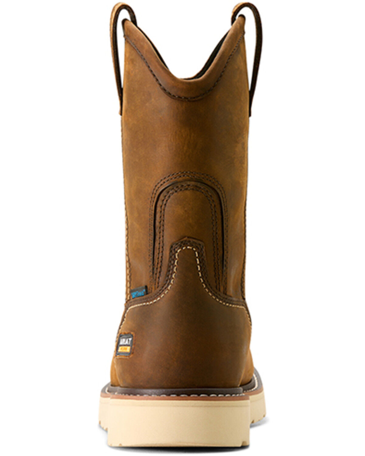Image #3 - Ariat Men's 10" Rebar Wedge Pull-On Waterproof Work Boots - Soft Toe, , hi-res