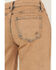 Image #4 - Miss Me Women's Mid Rise Wide Leg Stretch Denim Jeans, Brown, hi-res