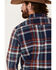 Flag & Anthem Men's Trevett Plaid Long Sleeve Western Shirt , Red, hi-res