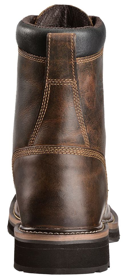 Justin Men's Stampede Pulley 8" Lace-Up Work Boots - Steel Toe, Rugged, hi-res