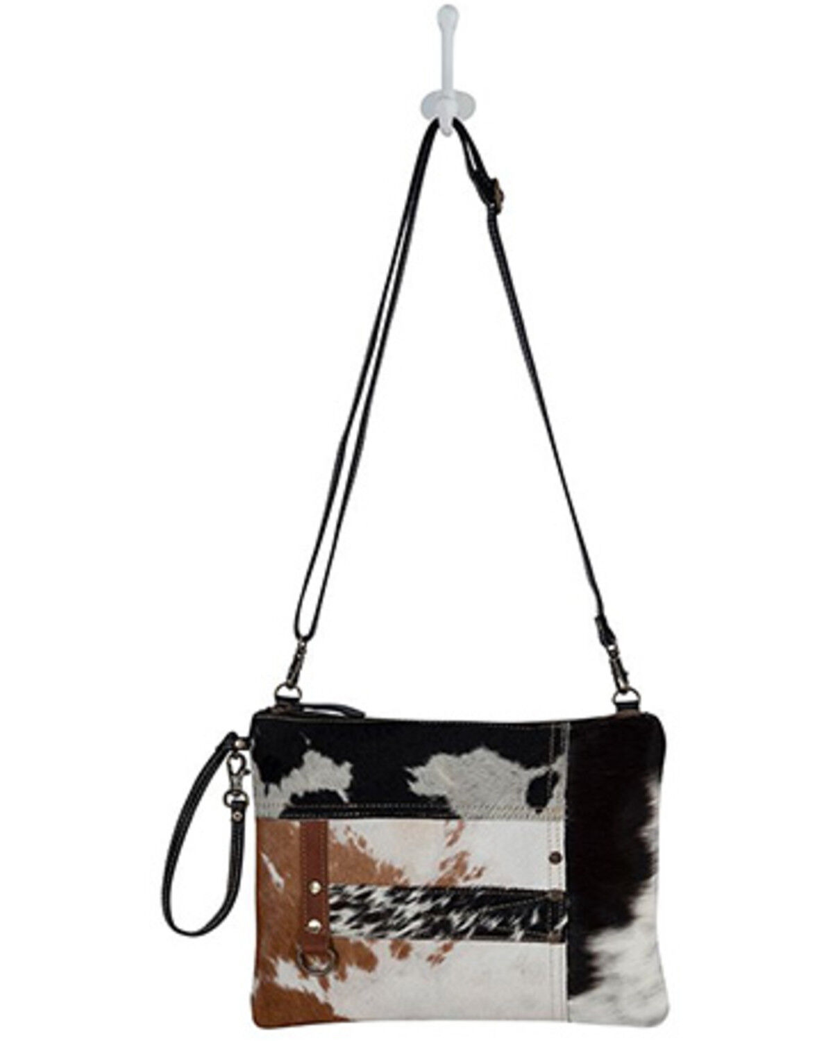 Image #4 - Myra Bag Women's Tyler Ridge Hair-On Leather Crossbody Bag, Multi, hi-res
