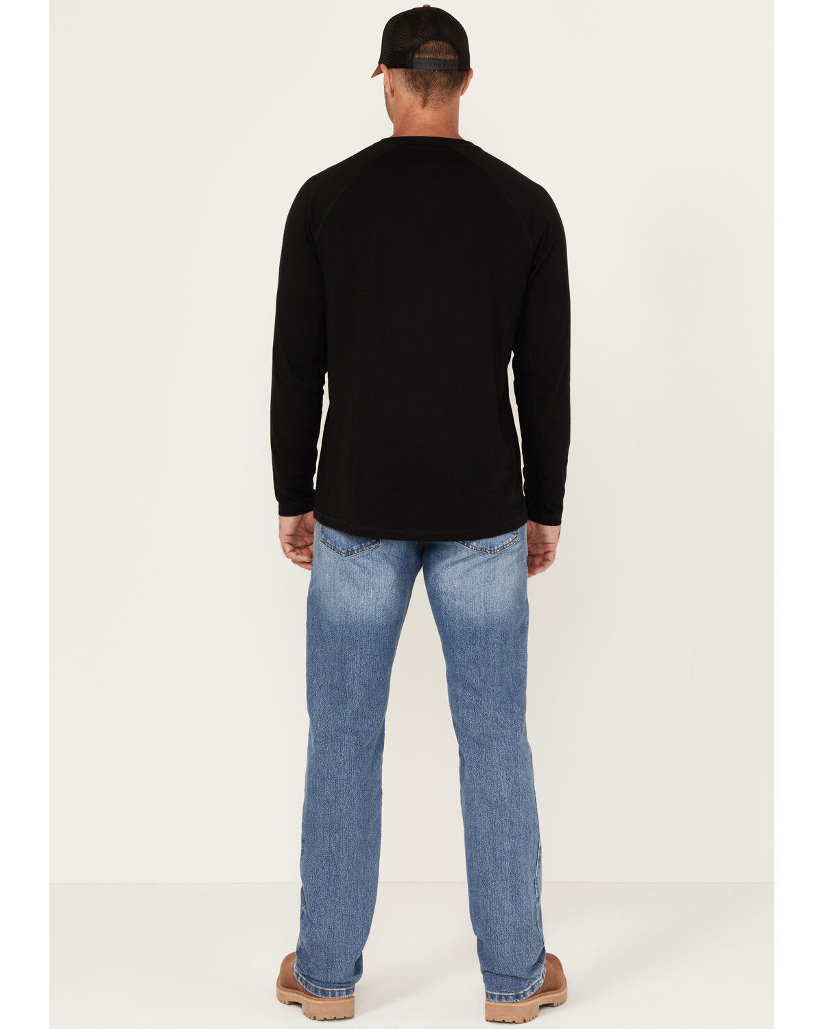 Image #3 - Ariat Men's Rebar M4 DuraStretch Haze Low Rise Bootcut Work Jeans, Blue, hi-res
