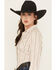 Image #2 - Ariat Women's Alyssa Wallpaper Print Long Sleeve Snap Western Shirt, Multi, hi-res