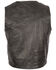 STS Ranchwear Men's Antique Leather Chisum Vest , Black, hi-res
