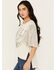 Image #2 - La La Land Women's Sequins Sleeve High Low Nashville Graphic Tee, , hi-res