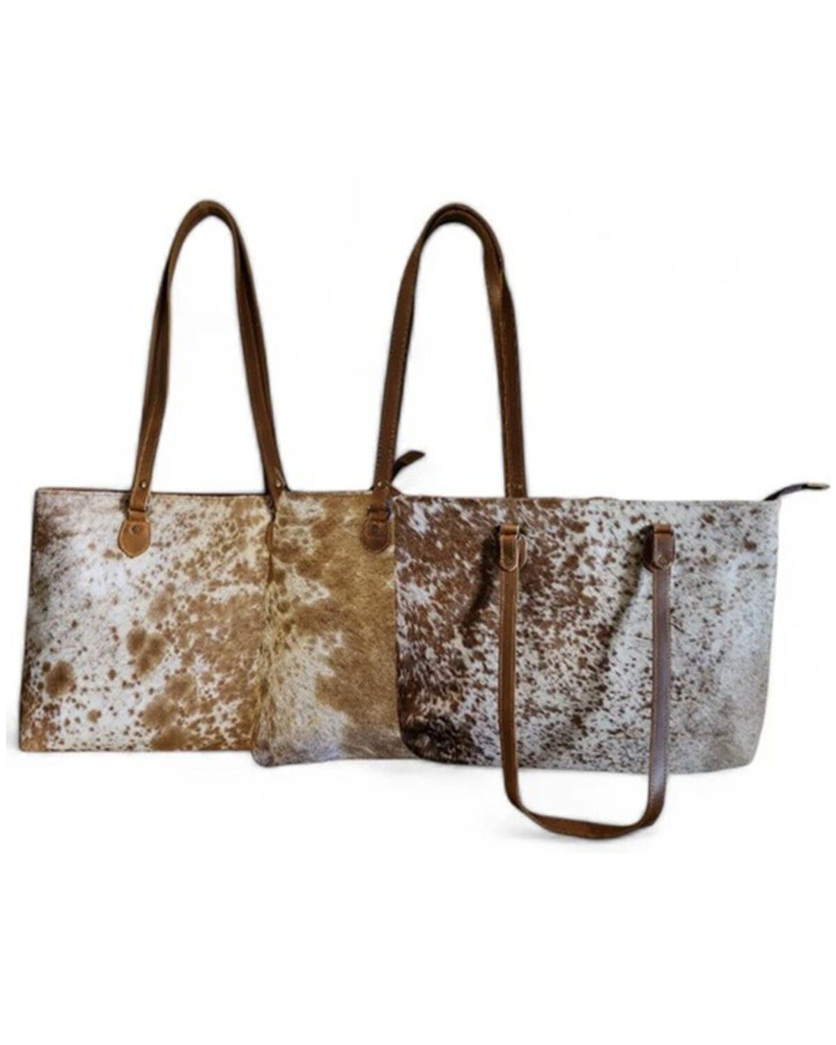 Image #1 - Ranch Junkie Women's Highlands Genuine Cowhide Large Tote, Multi, hi-res