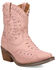 Image #1 - Dingo Girls' Precious Western Booties - Snip Toe, Pink, hi-res