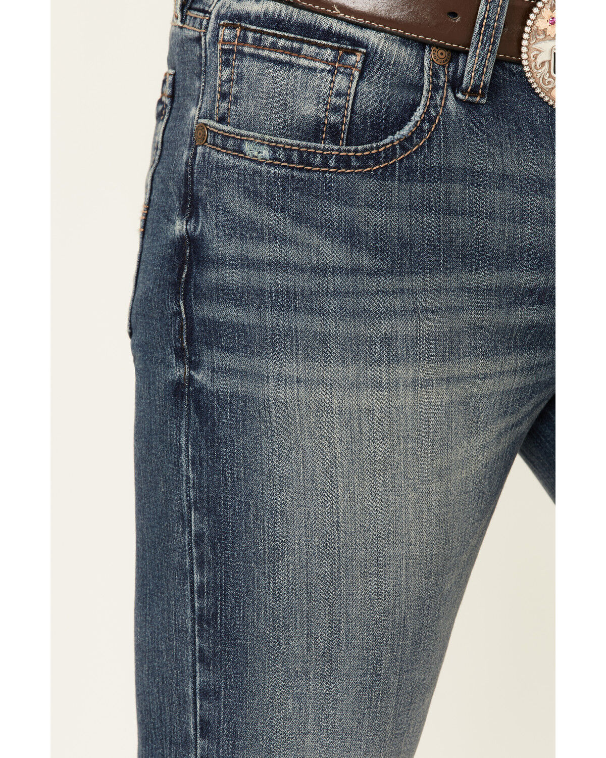Image #4 - Cody James Men's Roan Medium Wash Stretch Slim Straight Jeans, Blue, hi-res