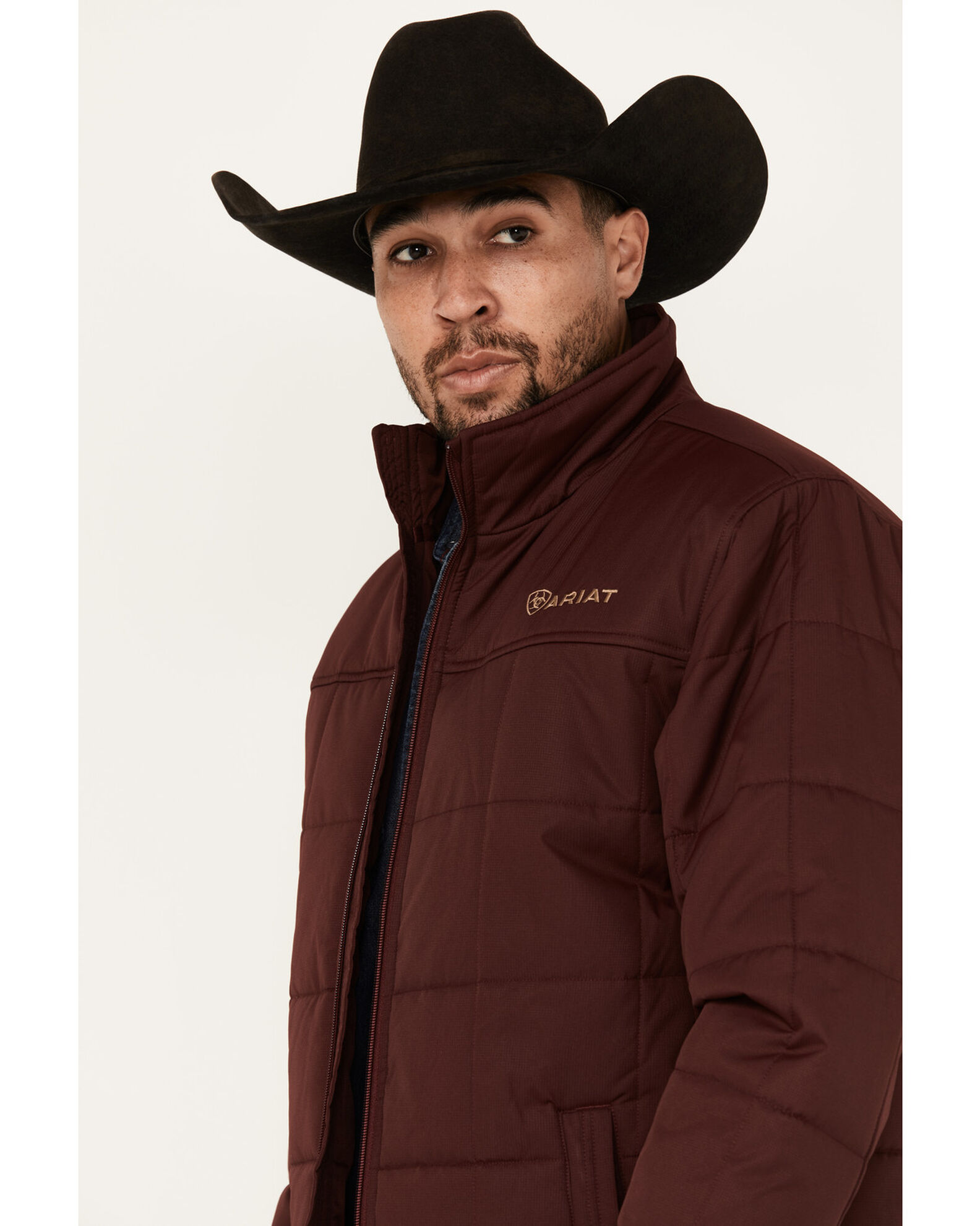 Ariat jacket burgundy top