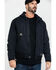 Ariat Men's Black Rebar Washed Dura Canvas Insulated Work Coat , Black, hi-res