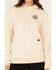 Image #4 - Troll Co Women's Can't Be Tamed Graphic Hoodie, Cream, hi-res