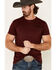 Cody James Men's Maroon Code Of The West Graphic T-Shirt , Maroon, hi-res