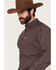 Image #2 - Ariat Men's Constantine Medallion Print Long Sleeve Button-Down Western Shirt - Tall, Brown, hi-res