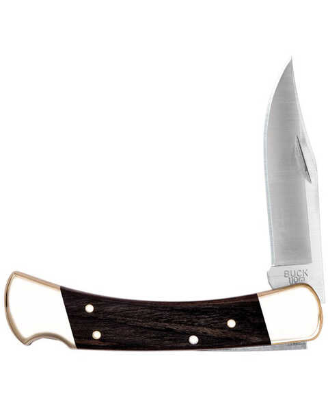 Buck Knives 110 Folding Hunter Knife, Black Cherry, hi-res
