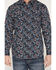Image #3 - Moonshine Spirit&reg; Men's Rodeo Ripple Paisley Print Long Sleeve Snap Western Shirt, Blue, hi-res