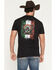 Image #1 - Moonshine Spirit&reg; Men's Fear Not Dia De Los Muertos Short Sleeve Graphic T-Shirt, Black, hi-res