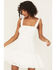 Image #2 - Ash & Violet Women's Solid Bow Sleeveless Mini Dress, White, hi-res