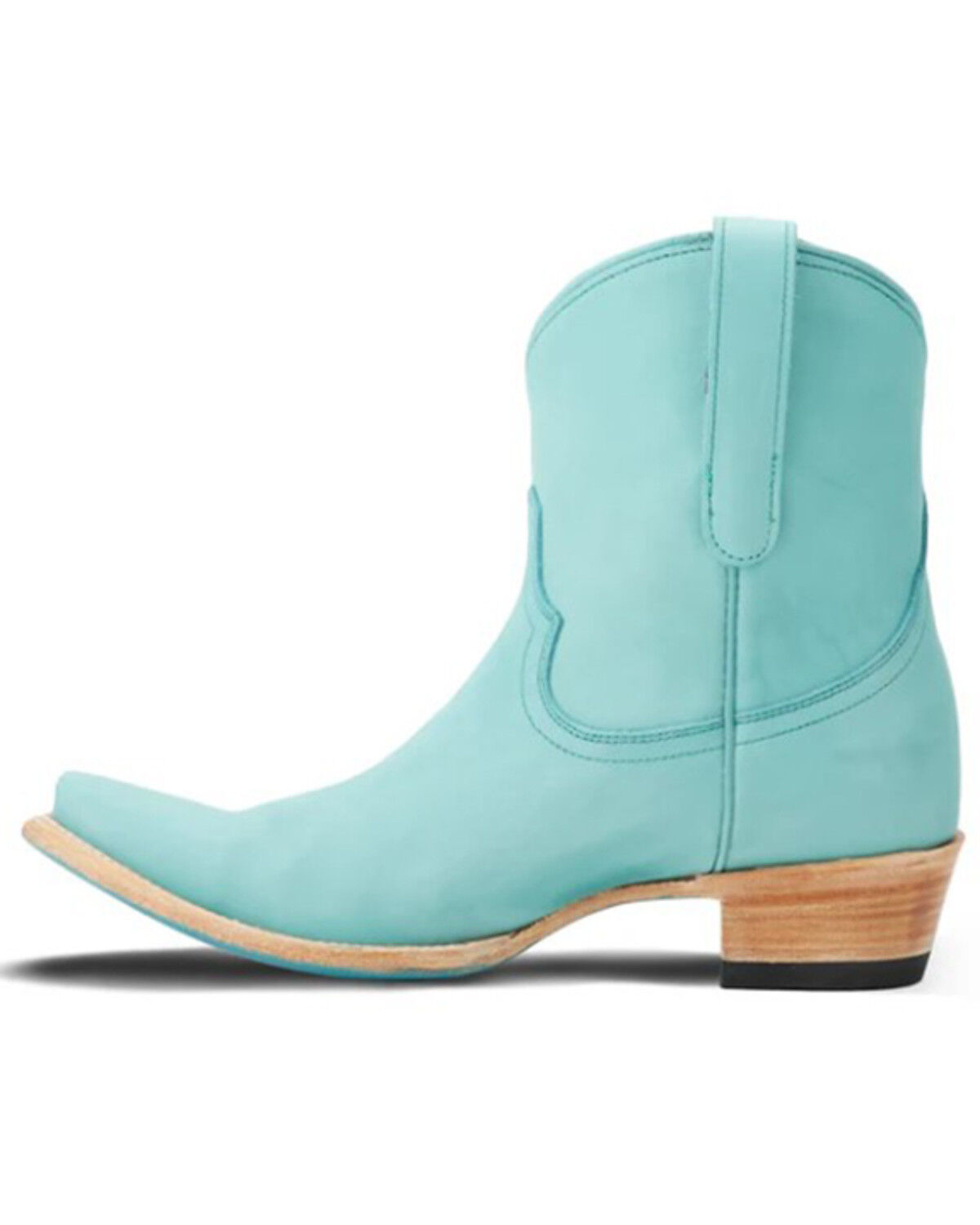 Image #3 - Lane Women's Emma Jane Western Booties - Snip Toe, Turquoise, hi-res