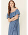 Image #2 - Flying Tomato Women's Off Shoulder Tulip Hem Maxi Dress, , hi-res