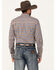 Image #4 - Cody James Men's Hound Dog Plaid Print Long Sleeve Button-Down Western Shirt - Tall , Chocolate, hi-res