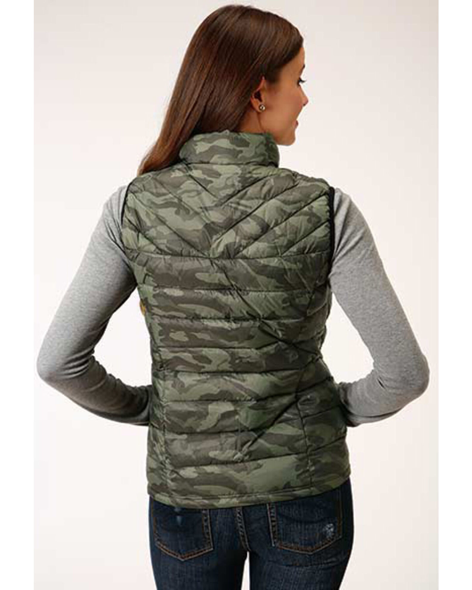 Roper Women s Camo Quilted Puffer Vest Country Outfitter