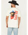 Image #1 - Buckwear Men's Good Boy Cowboy Short Sleeve Graphic T-Shirt, Ivory, hi-res
