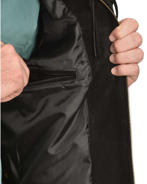 Image #2 - Scully Boar Suede Fringe Jacket, Black, hi-res