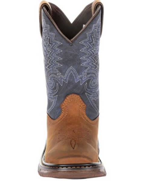 Image #5 - Rocky Boys' Ride FLX Western Boots - Square Toe, Brown, hi-res