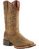 Ariat Women's Hybrid Rancher Western Boots - Broad Square Toe, Brown, hi-res