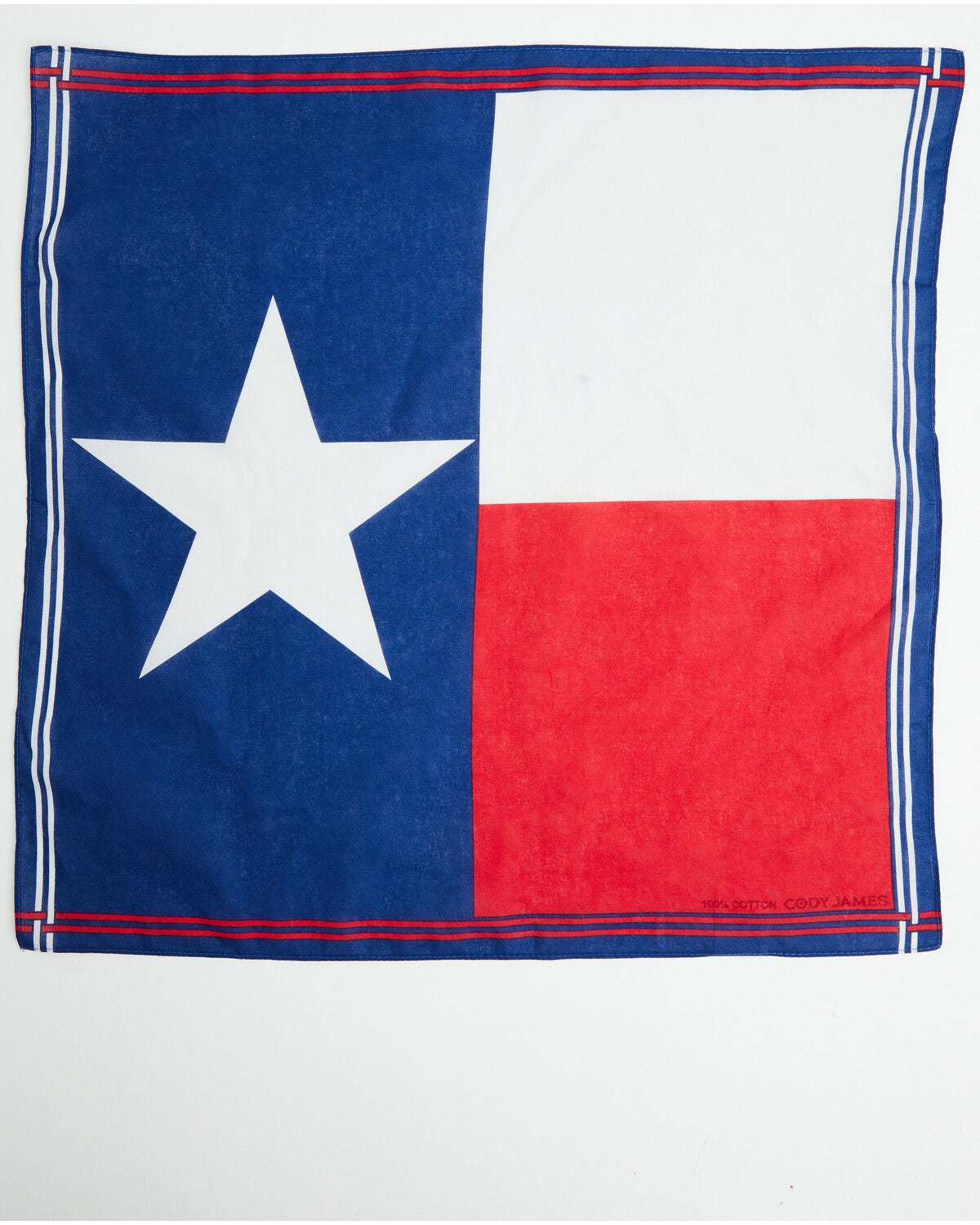 Image #1 - Cody James Texas Flag Bandana, Navy, hi-res