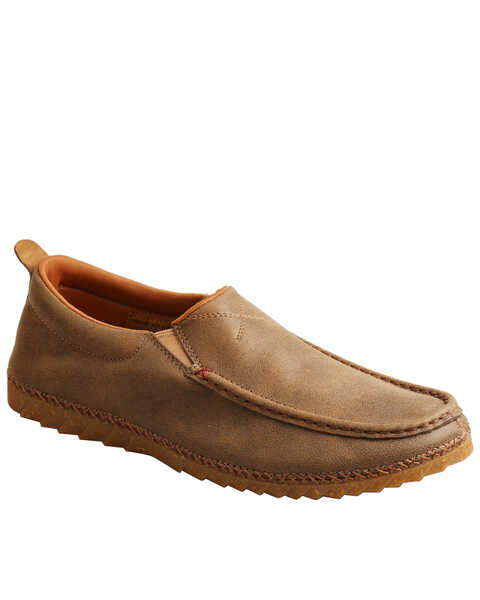Twisted X Men's Slip-On Zero-X Casual Shoes - Moc Toe, Brown, hi-res