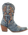 Image #2 - Dingo Women's Y'all Need Dolly Western Boots - Snip Toe, Blue, hi-res