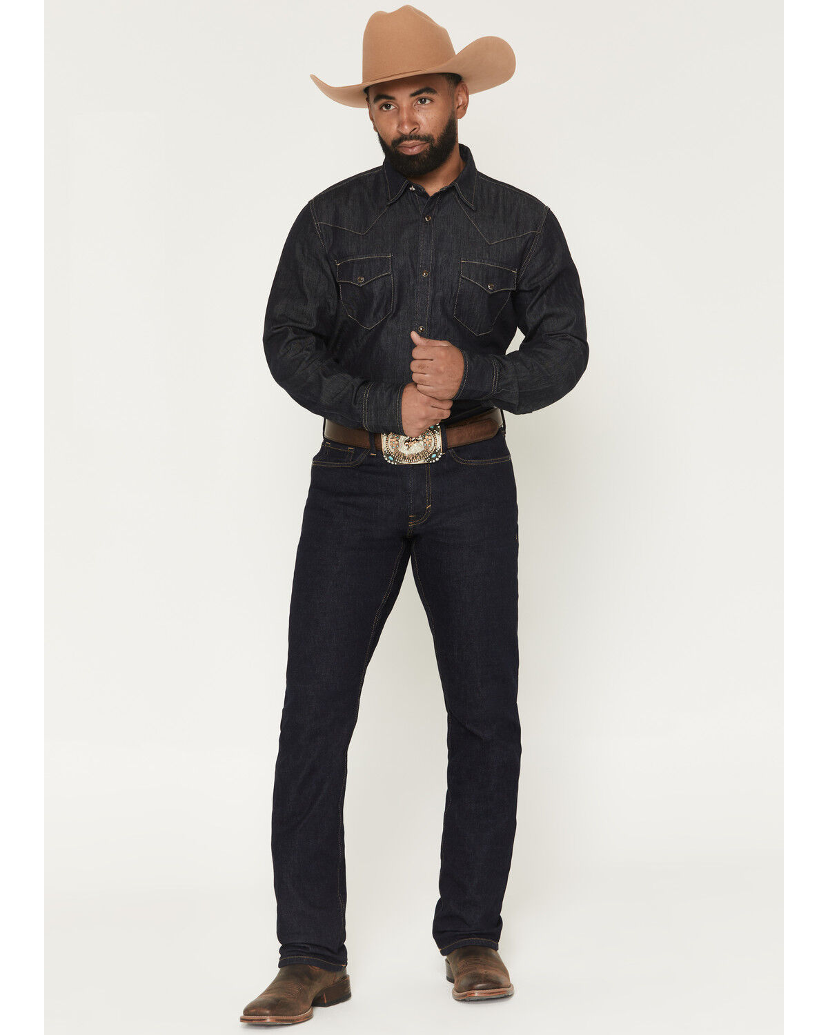 Wrangler X Cody Johnson Men's 02MWX Moonlight Dark Wash Bootcut