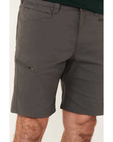 Image #2 - ATG by Wrangler Men's All-Terrain Asymmetric Cargo Shorts , Grey, hi-res