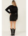 Image #3 - Idyllwind Women's Double Back Yoke Stretch Mini Denim Skirt, Black, hi-res
