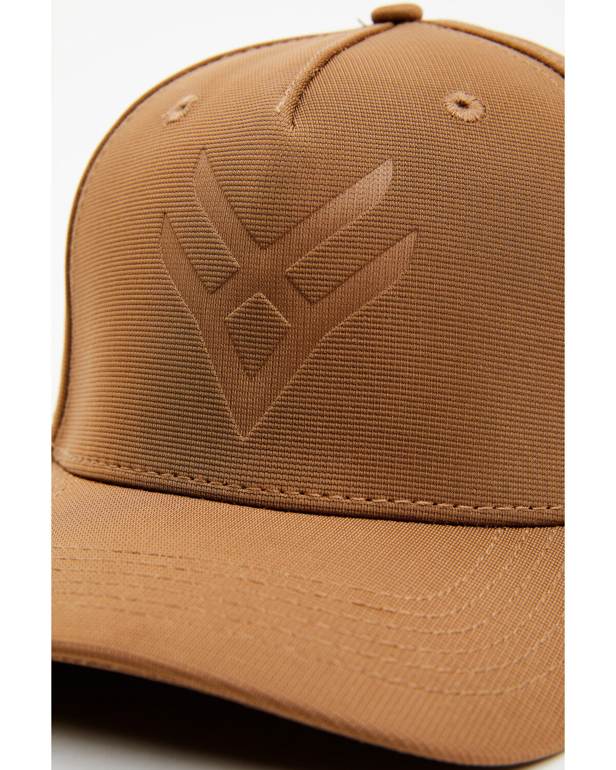 Image #2 - Hawx Men's Embossed Logo Ball Cap, Pecan, hi-res