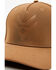 Image #2 - Hawx Men's Embossed Logo Solid Ball Cap, Pecan, hi-res