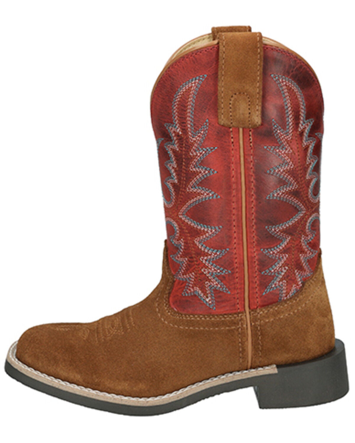 Image #3 - Smoky Mountain Boys' Briscoe Western Boots - Broad Square Toe, Tan, hi-res