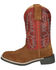 Image #3 - Smoky Mountain Boys' Briscoe Western Boots - Broad Square Toe, Tan, hi-res