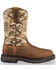 Ariat Men's Workhog Patriot Western Boots - Steel Toe , Brown, hi-res