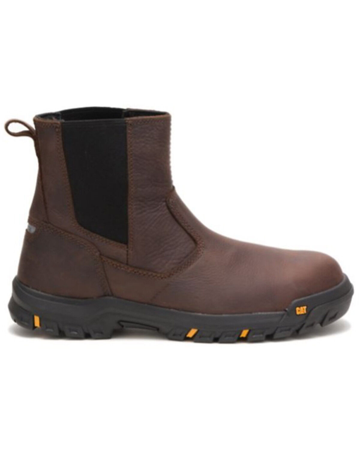 Image #2 - Caterpillar Men's Wheelbase Work Boots - Steel Toe, Russett, hi-res