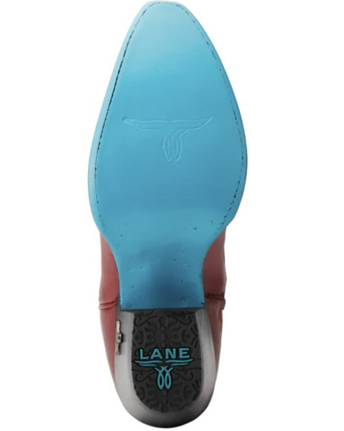 Image #7 - Lane Women's Smokeshow Western Booties - Snip Toe, Ruby, hi-res