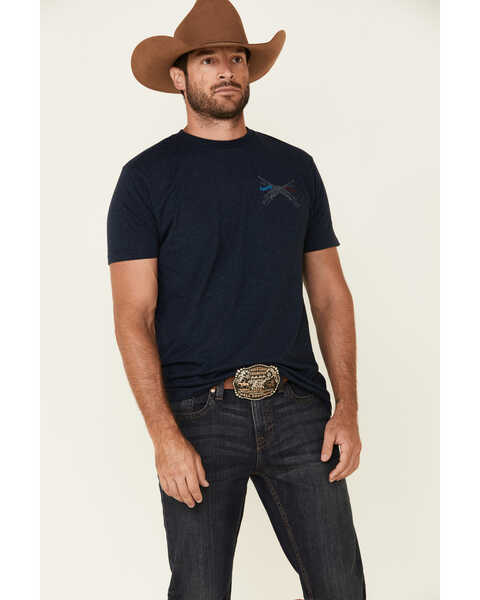 Image #2 - Cody James Men's Barn Sour Dark Wash Slim Straight Stretch Denim Jeans , Blue, hi-res